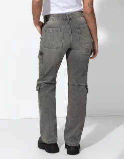 Jeans - Straight fit - grijs