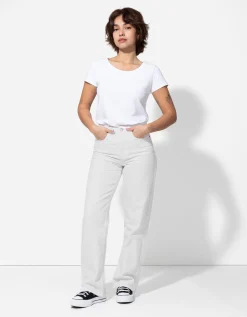 Jeans - Straight fit - wit
