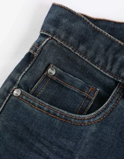 Jeans - Verstelbare zoom - donkerblauw