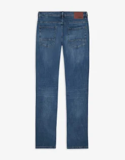 Jeans - Waseffecten - donkerblauw