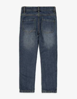 Jeans - Waseffecten - donkerblauw