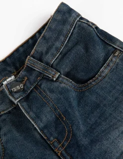 Jeans - Waseffecten - donkerblauw