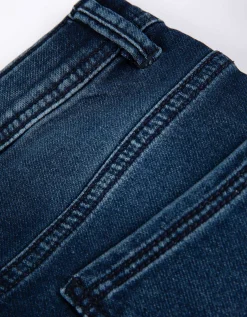 Jeans - Waseffecten - donkerblauw