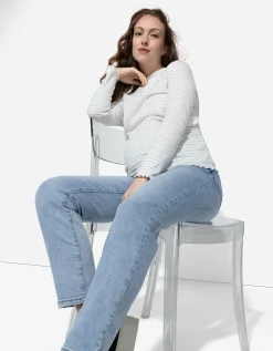 Jeans - Zwangerschapskleding - lichtblauw