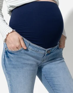 Jeans - Zwangerschapskleding - lichtblauw