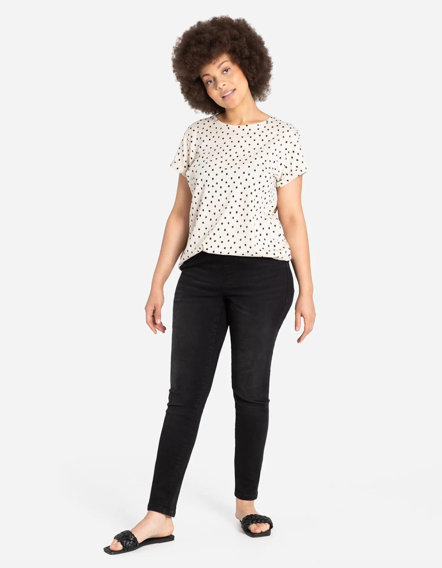 Jegging - Riemlussen - zwart