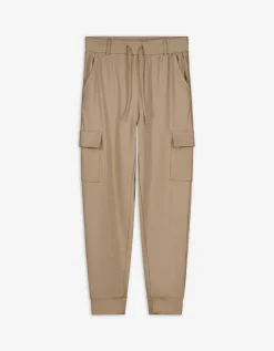 Jogger pants - Opgestikte zakken - beige