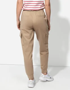 Jogger pants - Opgestikte zakken - beige