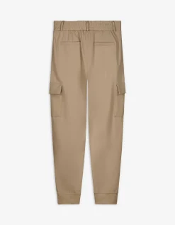 Jogger pants - Opgestikte zakken - beige