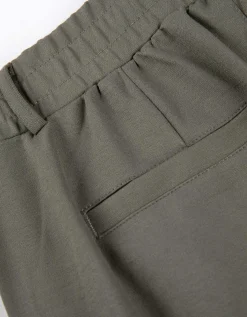Jogger pants - Opgestikte zakken - groen