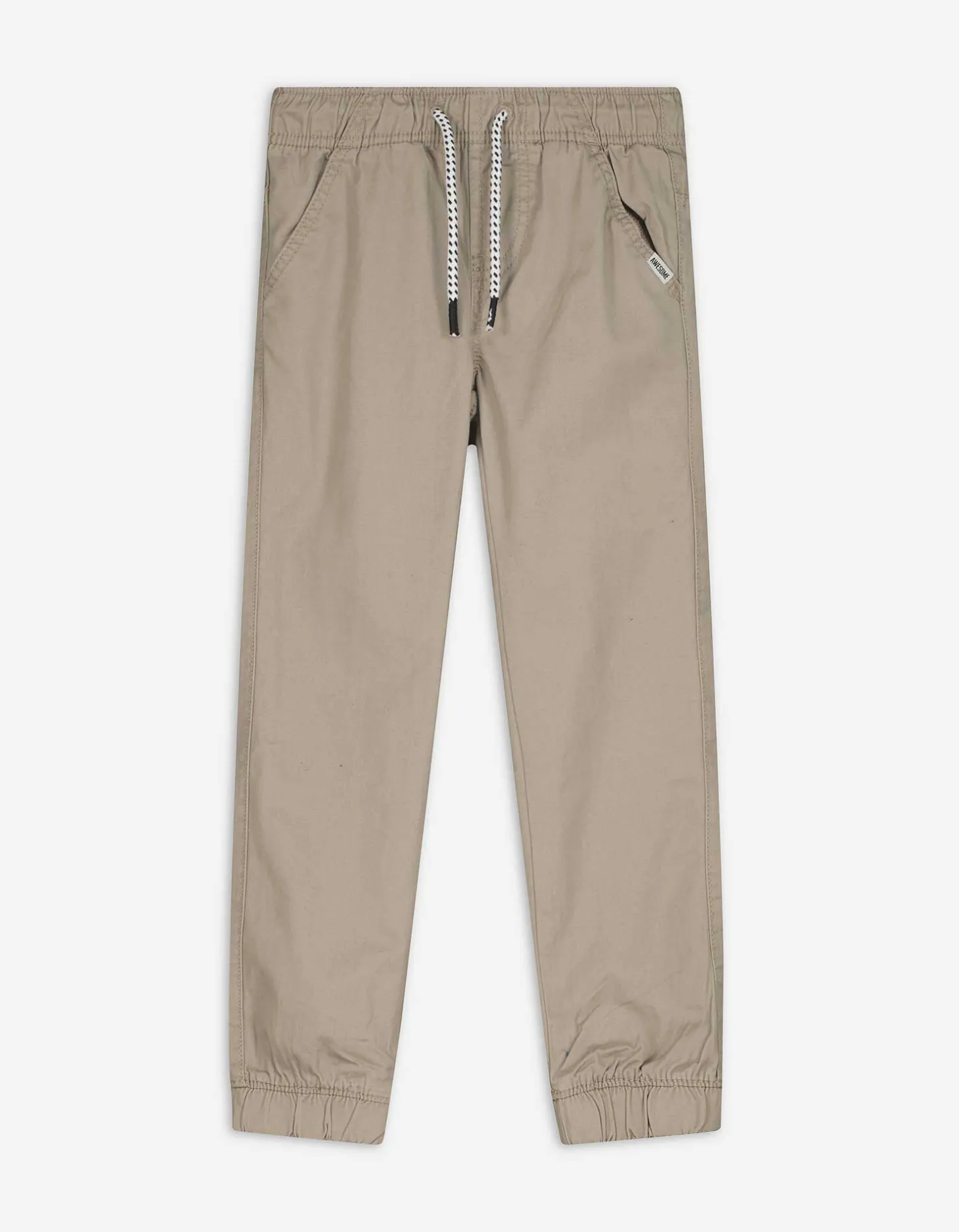 Jogger pants - Opgestikte zakken - beige