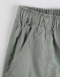 Jogger pants - Wide fit - donkergroen