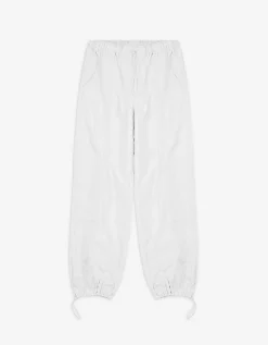 Jogger pants - Wide fit - wit