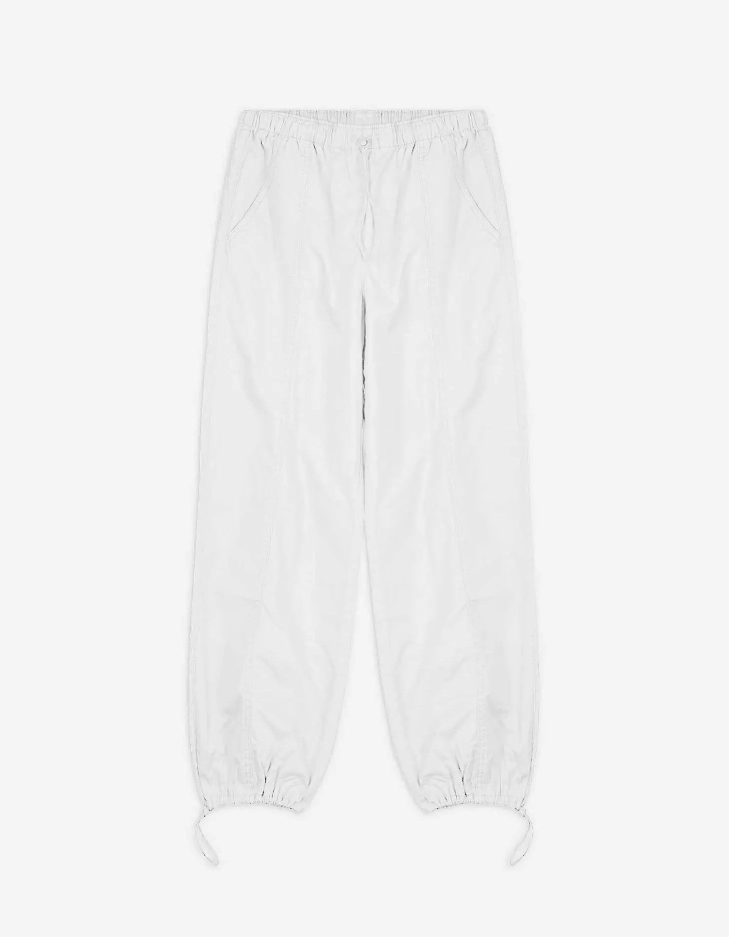 Jogger pants - Wide fit - wit