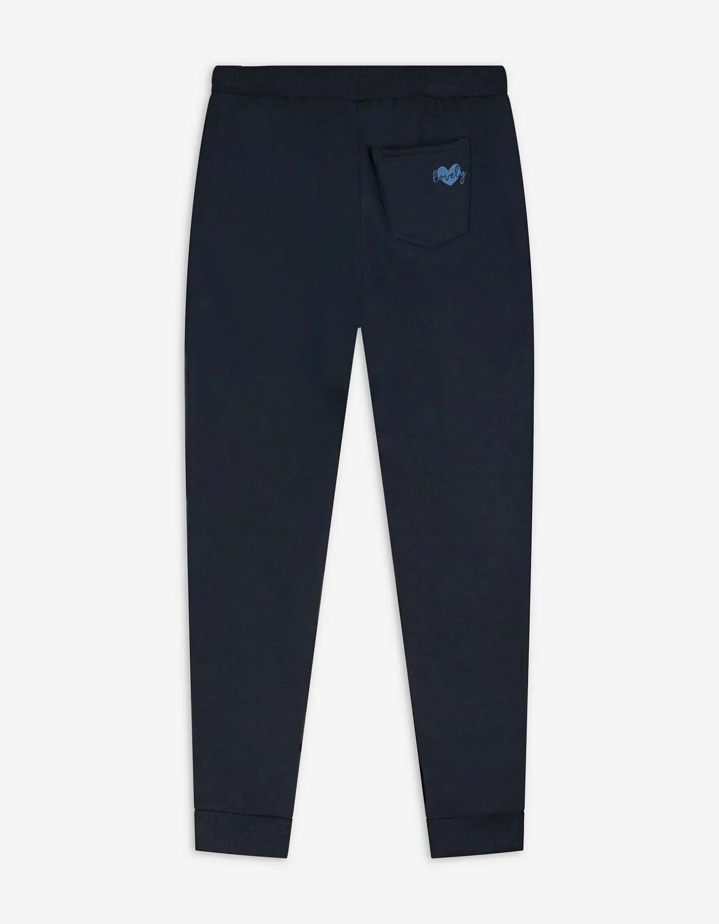 Joggingbroek - Koord - donkerblauw