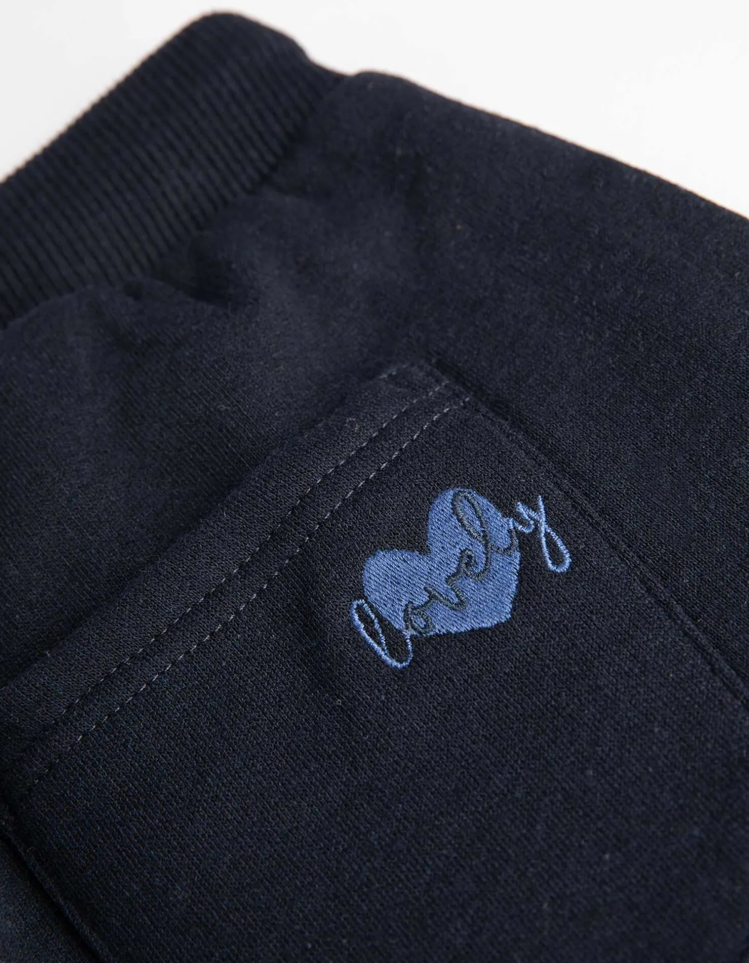 Joggingbroek - Koord - donkerblauw