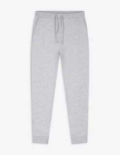 Joggingbroek - Koord - lichtgrijs