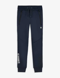 Joggingbroek - Print - donkerblauw