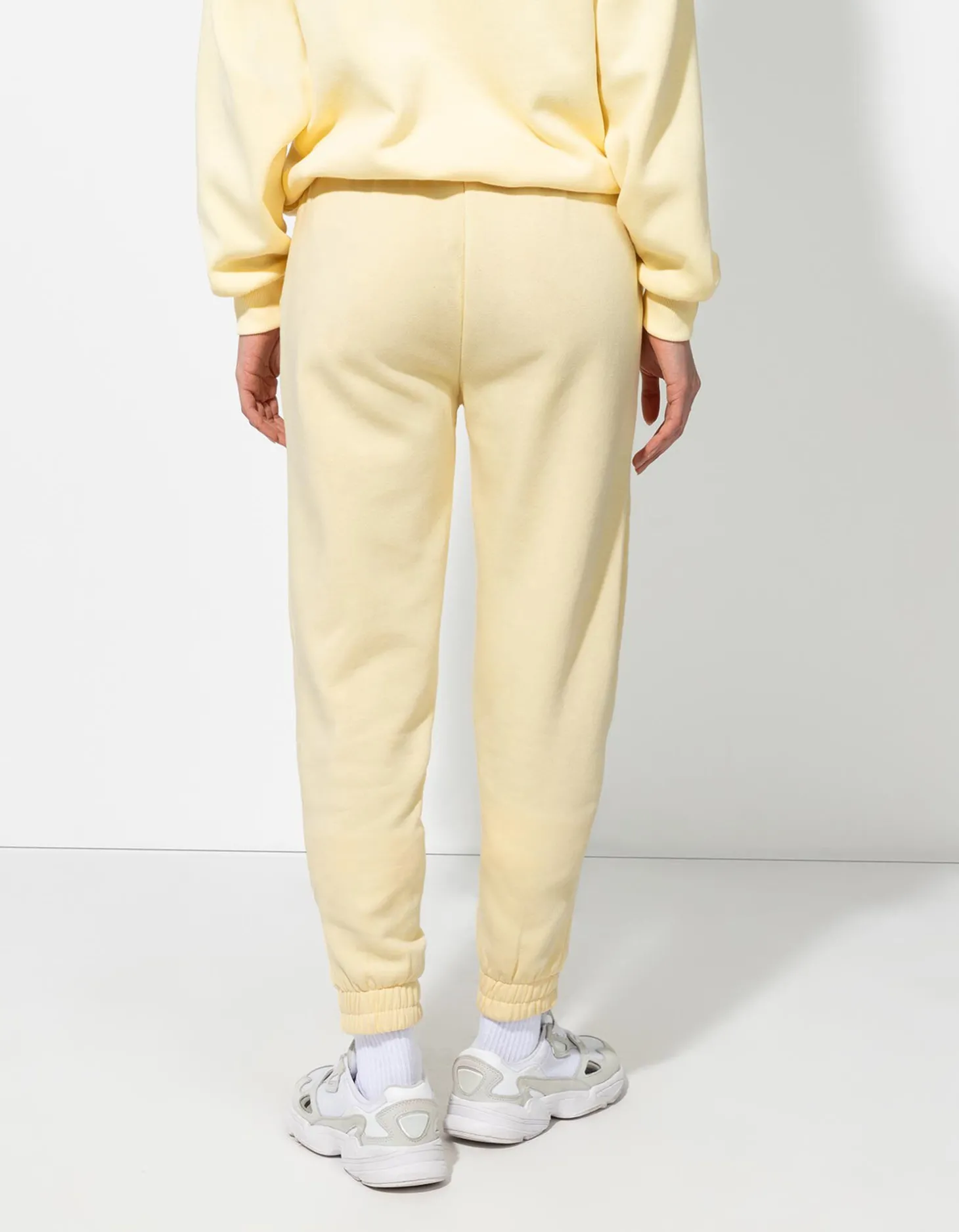 Joggingbroek - Relaxed fit - lichtgeel