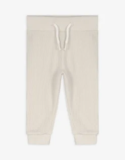 Joggingbroek - Wafelstructuur - beige