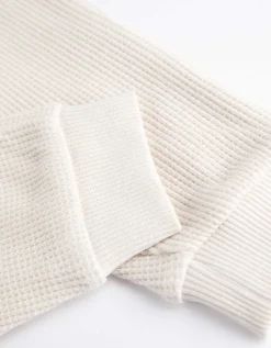 Joggingbroek - Wafelstructuur - beige