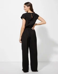 Jumpsuit - Effen - zwart