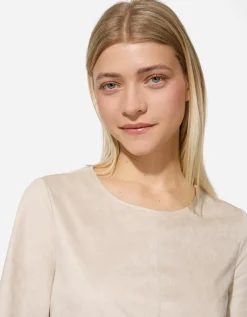Jurk - Effen - beige