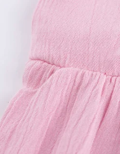 Jurk - Effen - roze