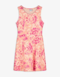 Jurk - Gebatikt - roze