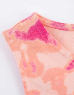Jurk - Gebatikt - roze