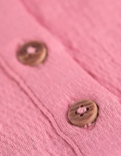 Jurk - Gekreukte look - roze