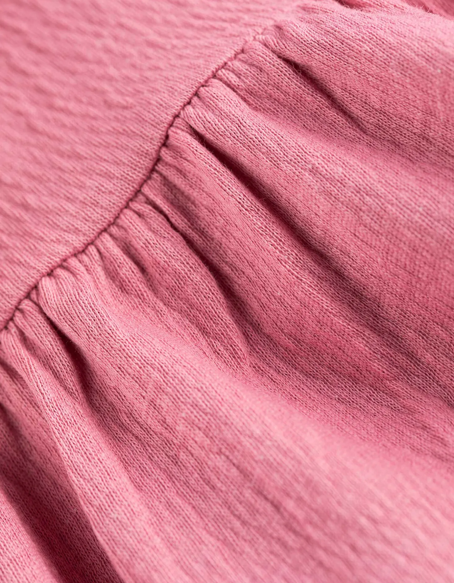Jurk - Gekreukte look - roze