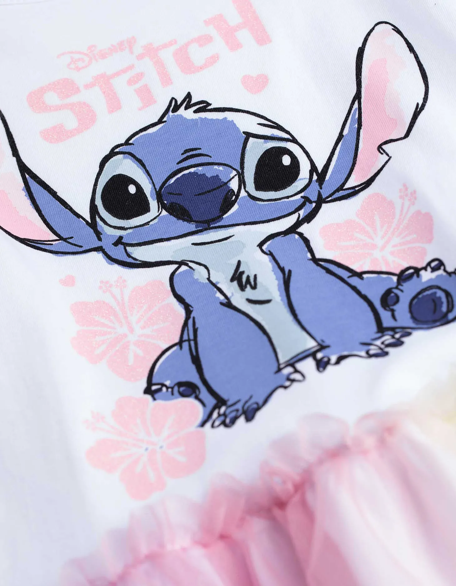 Jurk - Lilo & Stitch - wit