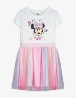 Jurk - Minnie Mouse - wit