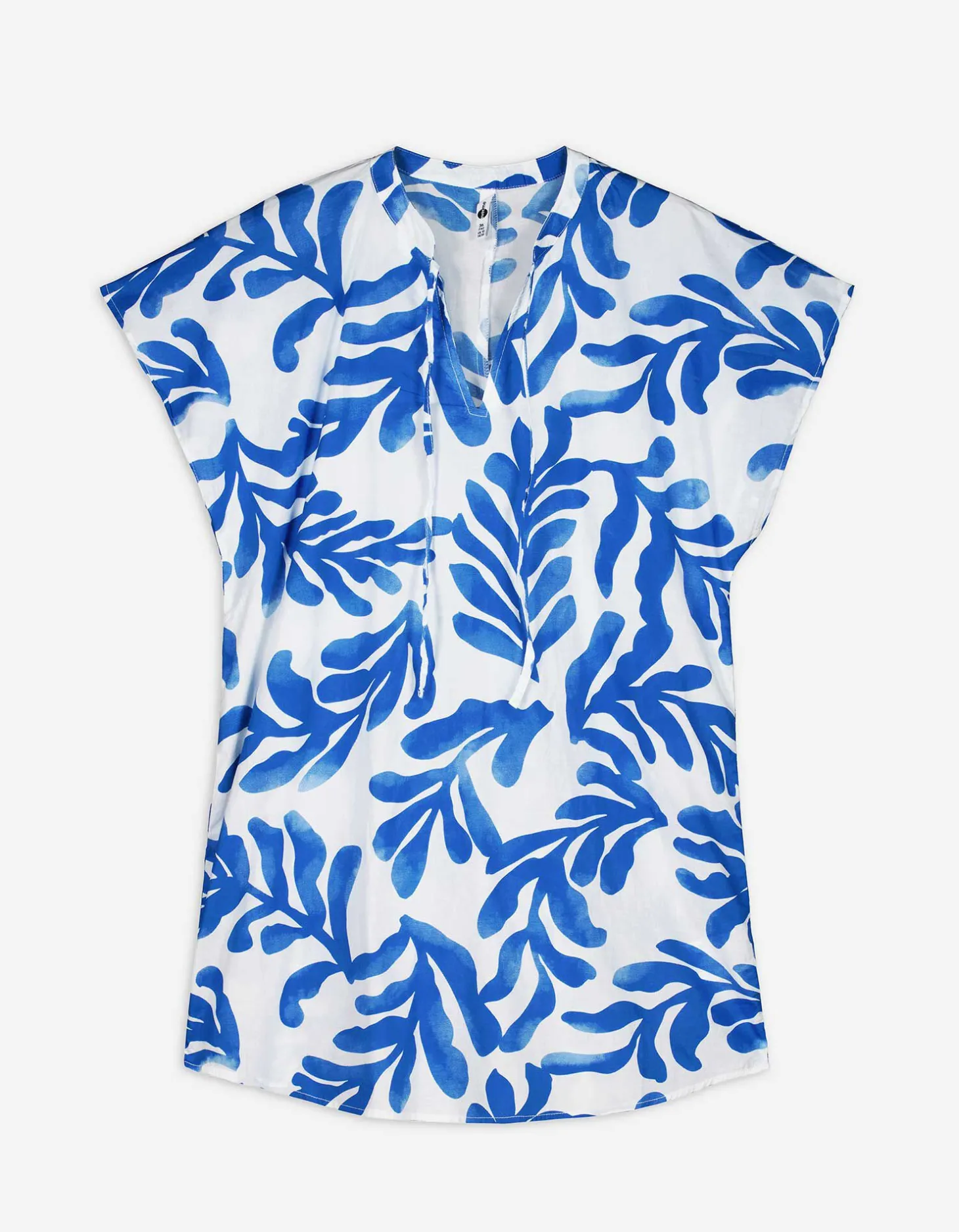 Jurk - Oversized schouders - wit