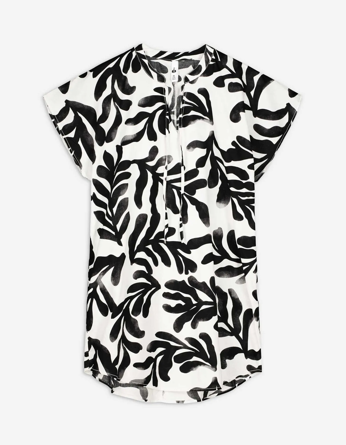 Jurk - Oversized schouders - wit