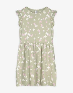 Jurk - Print all-over - lichtgroen