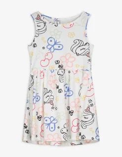 Jurk - Print all-over - wit