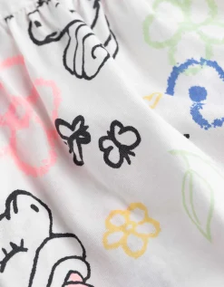 Jurk - Print all-over - wit