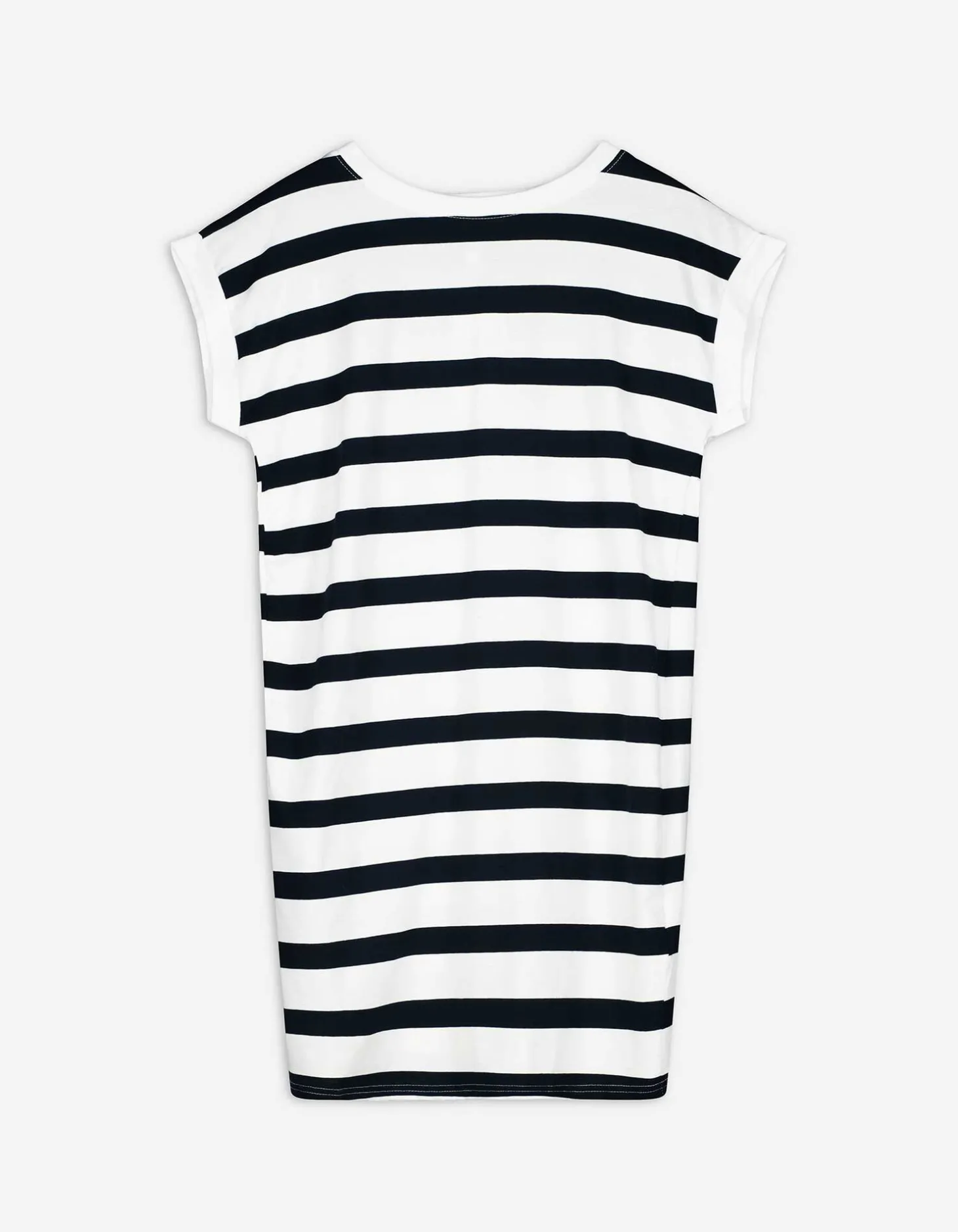 Jurk - Recht model - wit