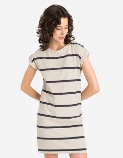 Jurk - Recht model - wit