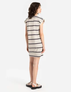 Jurk - Recht model - wit
