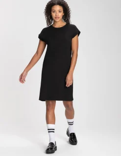 Jurk - Recht model - zwart