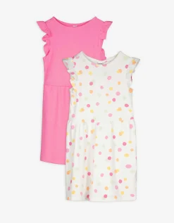 Jurk - Ribtricot - pink