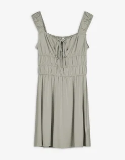 Jurk - Viscose - lichtgroen