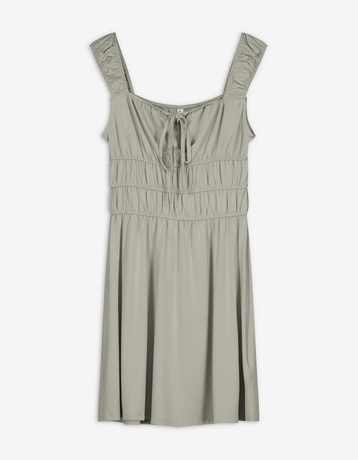 Jurk - Viscose - lichtgroen