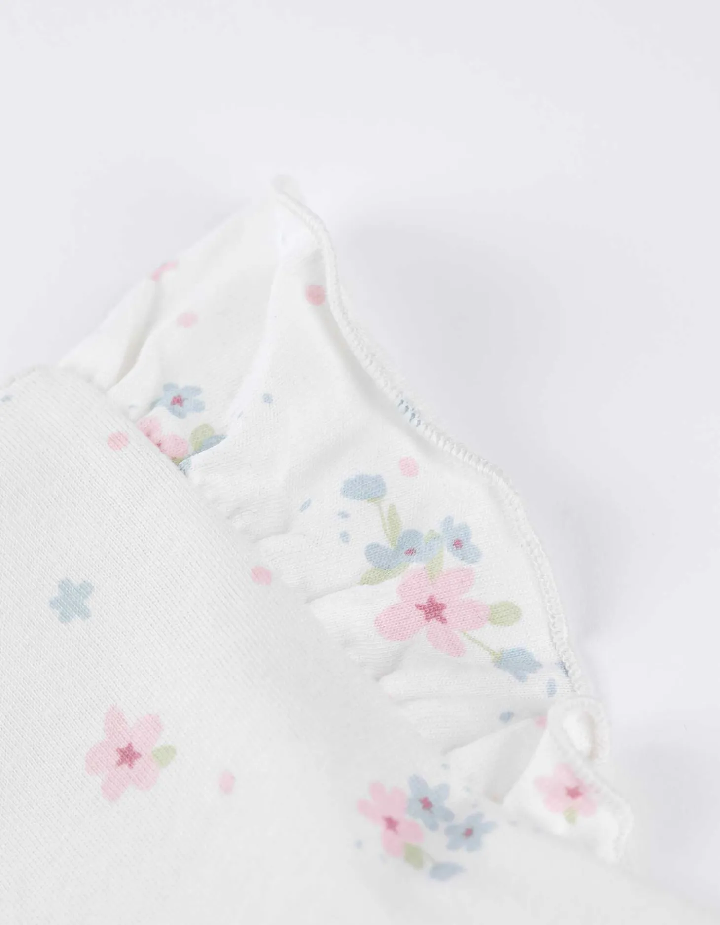 Jurk in A-lijn - Print all-over - wit
