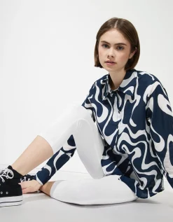 Legging - 3/4 lengte - wit