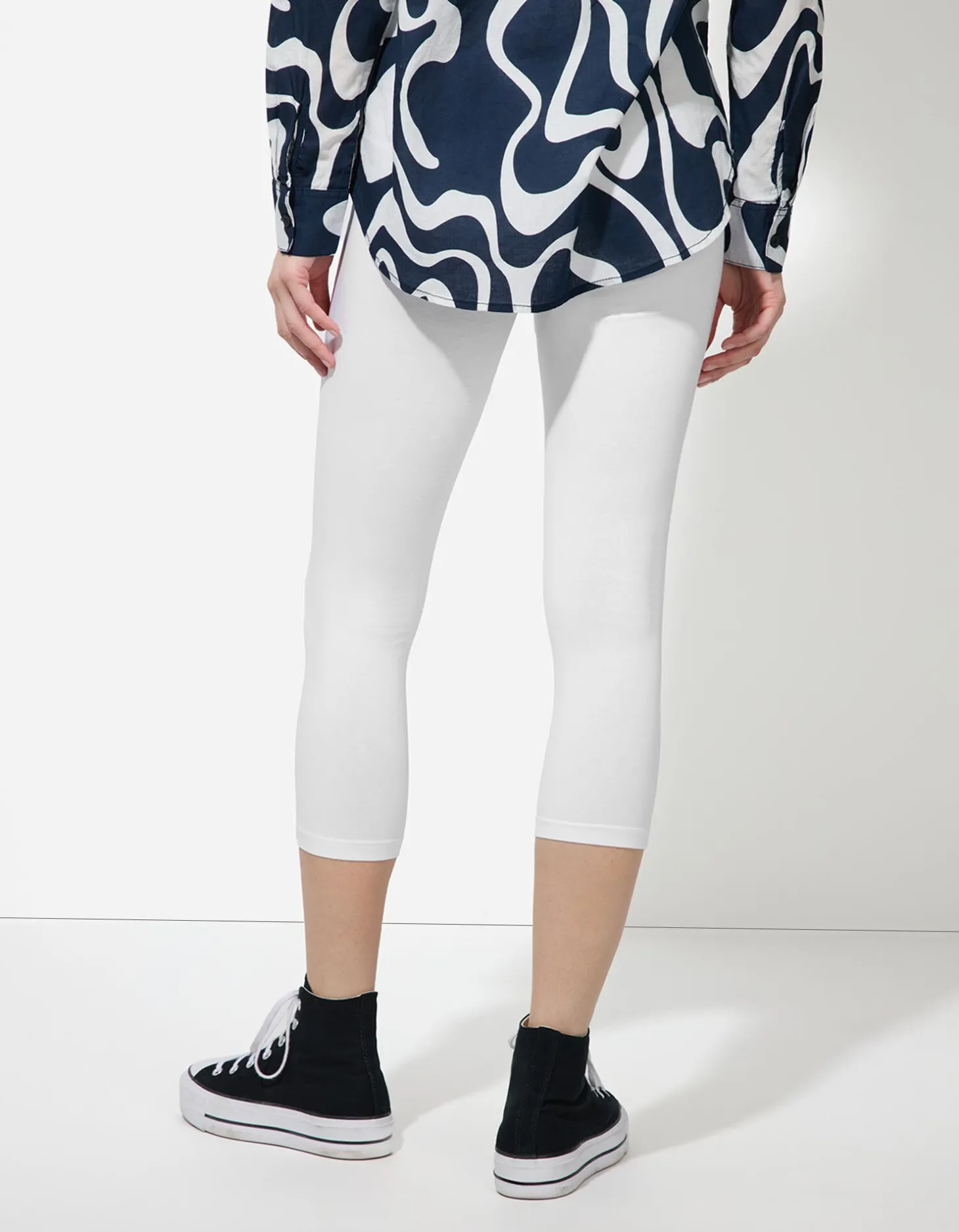 Legging - 3/4 lengte - wit