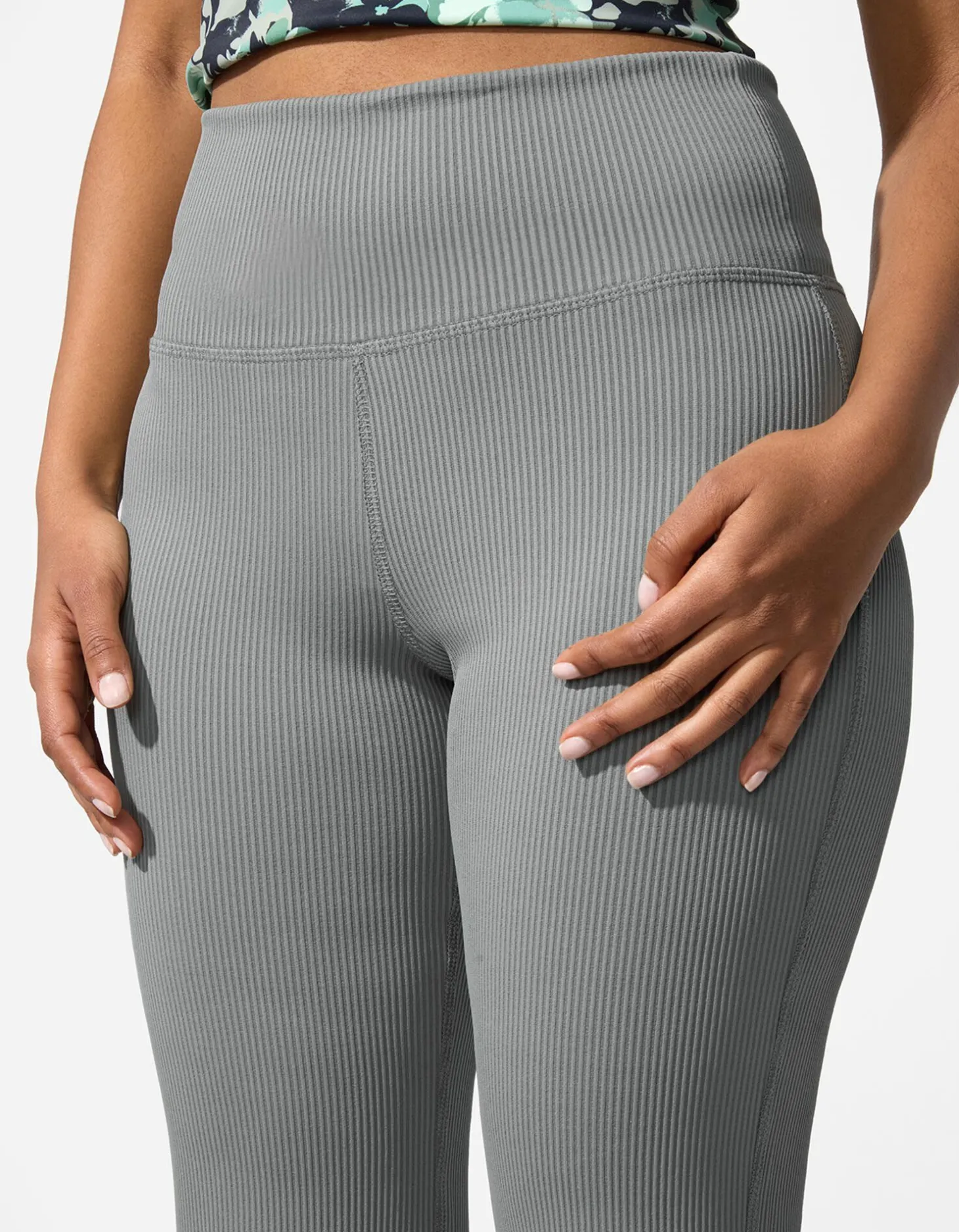 Legging - Effen - donkergroen